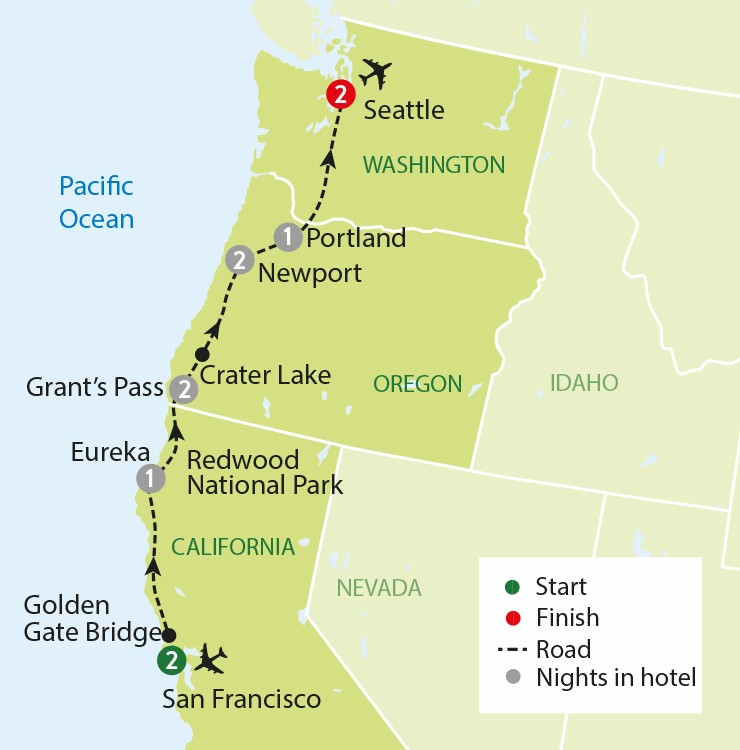 12 Day San Francisco To Oregon Escorted Tour Travelsphere Travelsphere 12 Day San Francisco To Oregon Escorted Tour Travelsphere Travelsphere