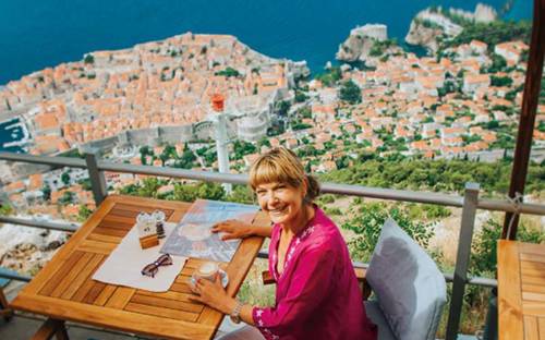 Penny Smith in Croatia