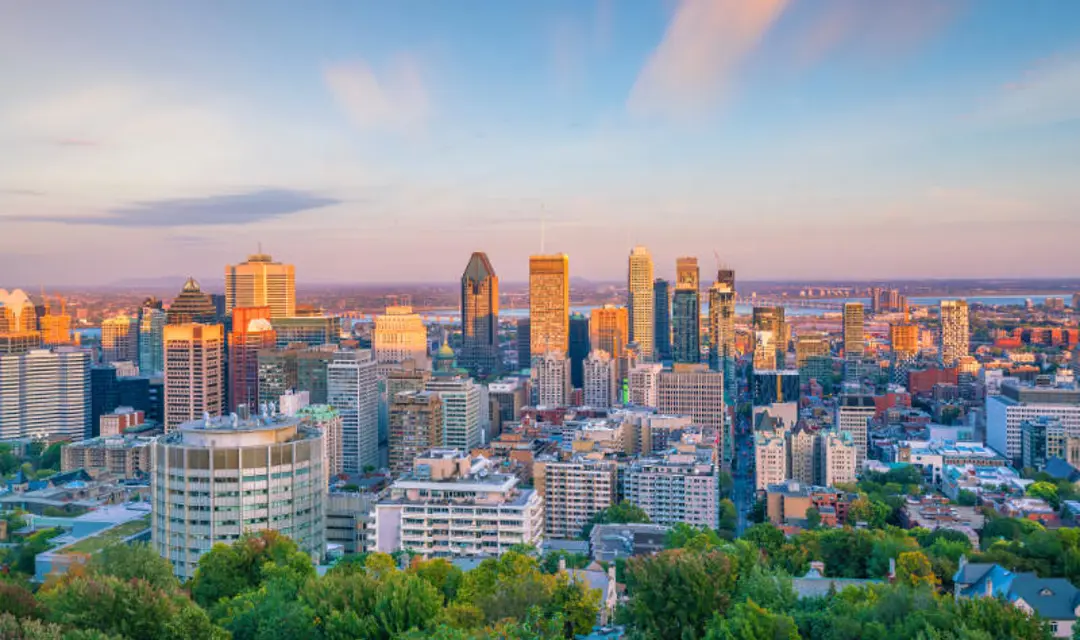 Montreal skyline - Canada tours