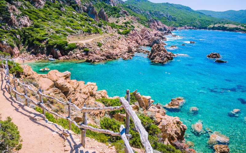 Sardinia Costa Smeralda coastline