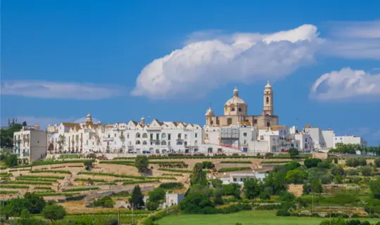 Locorotondo (Puglia, Italy) - The gorgeous white town in province of Bari, chosen among the top 10 most beautiful villages in Southern Italy. Here a view of historic center.
