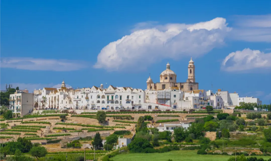 Locorotondo (Puglia, Italy) - The gorgeous white town in province of Bari, chosen among the top 10 most beautiful villages in Southern Italy. Here a view of historic center.