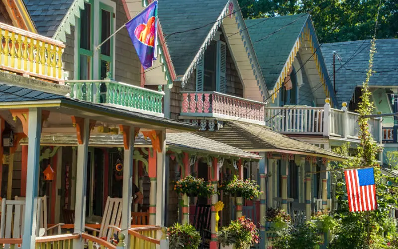 Martha's Vineyard Gingerbread Houses - New England in the Fall