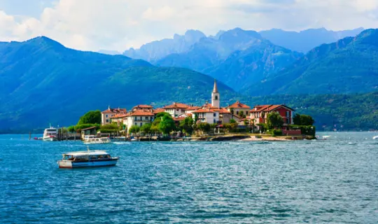 Beautiful Lago Maggiore, Borromean island 